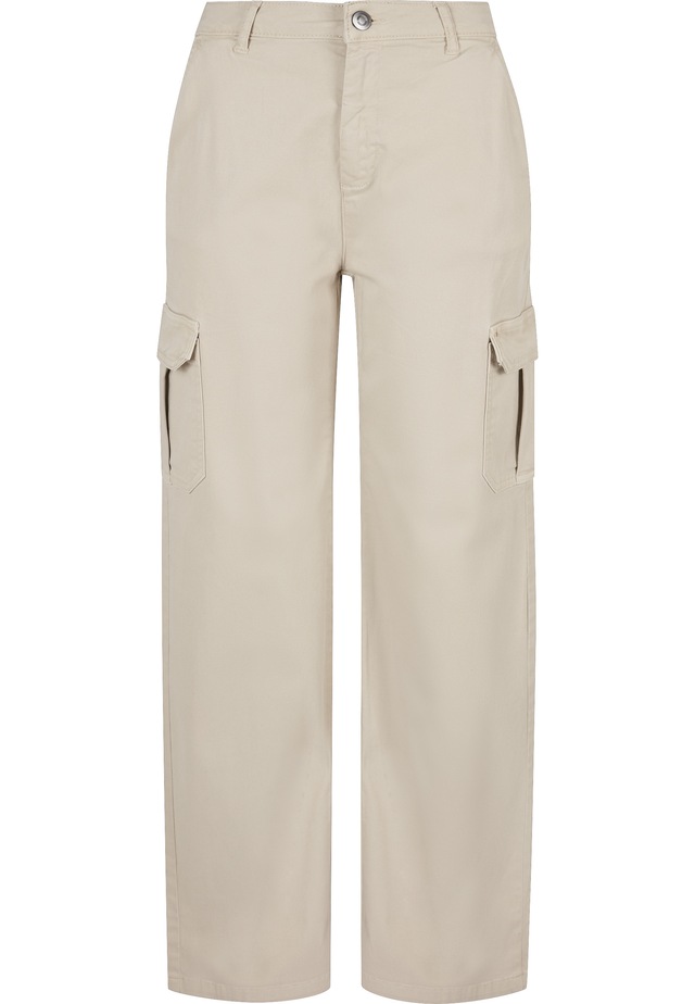 URBAN CLASSICS Stoffhose »Urban Classics Damen Ladies High Waist Straight Cargo Pants«