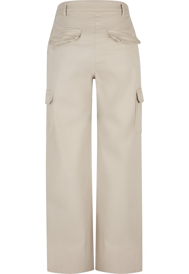 URBAN CLASSICS Stoffhose »Urban Classics Damen Ladies High Waist Straight Cargo Pants«