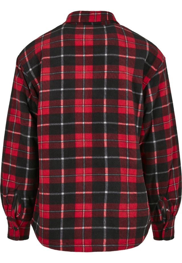 URBAN CLASSICS Allwetterjacke »Urban Classics Herren Plaid Teddy Lined Shirt Jacket« 1 Stk. tlg. ohne Kapuze