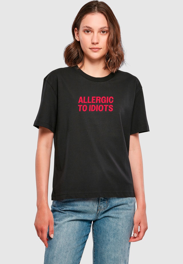 Miss Tee T-Shirt »Miss Tee Allergic To Idiots Tee« 1 Stk.