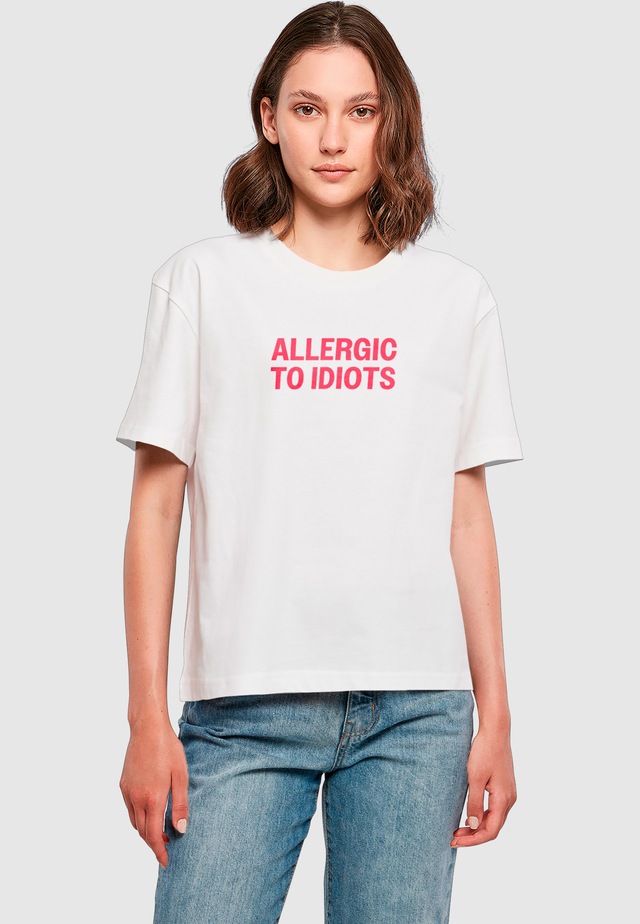 Miss Tee T-Shirt »Miss Tee Allergic To Idiots Tee« 1 Stk.