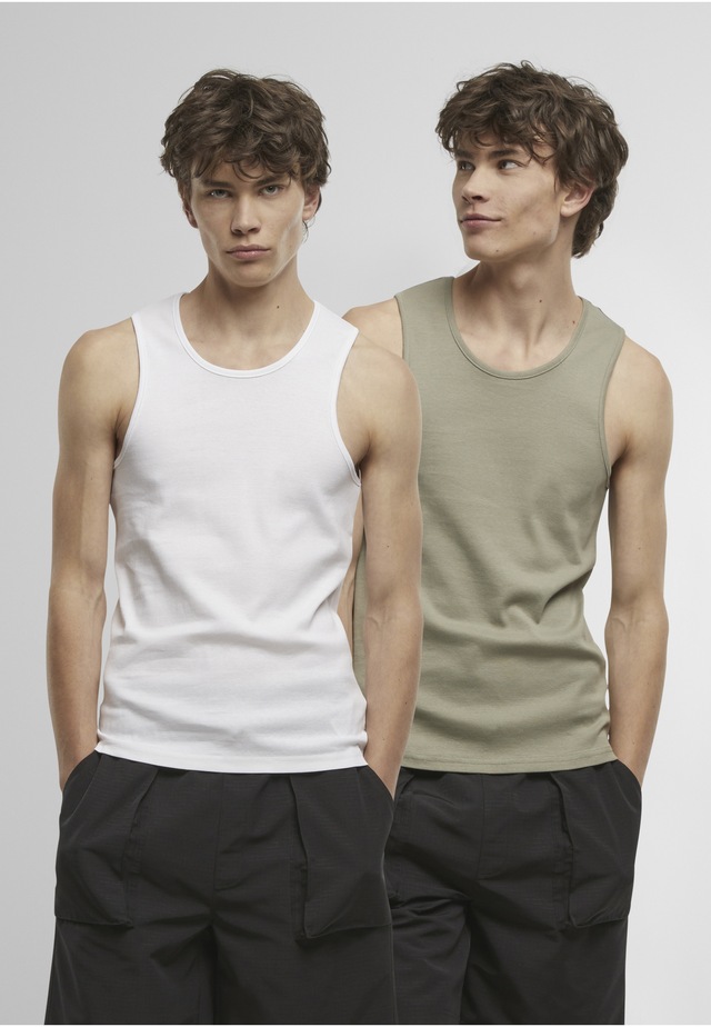 URBAN CLASSICS Tanktop »Urban Classics Ribbed Undershirt 2-Pack« 1