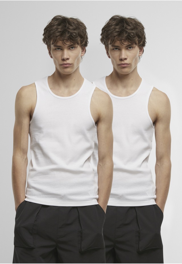URBAN CLASSICS Tanktop »Urban Classics Ribbed Undershirt 2-Pack« 1