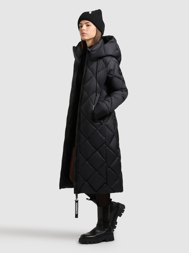 khujo Steppmantel »Cilia« Gesteppter Damen Wintermantel mit Schlüsselanhänger