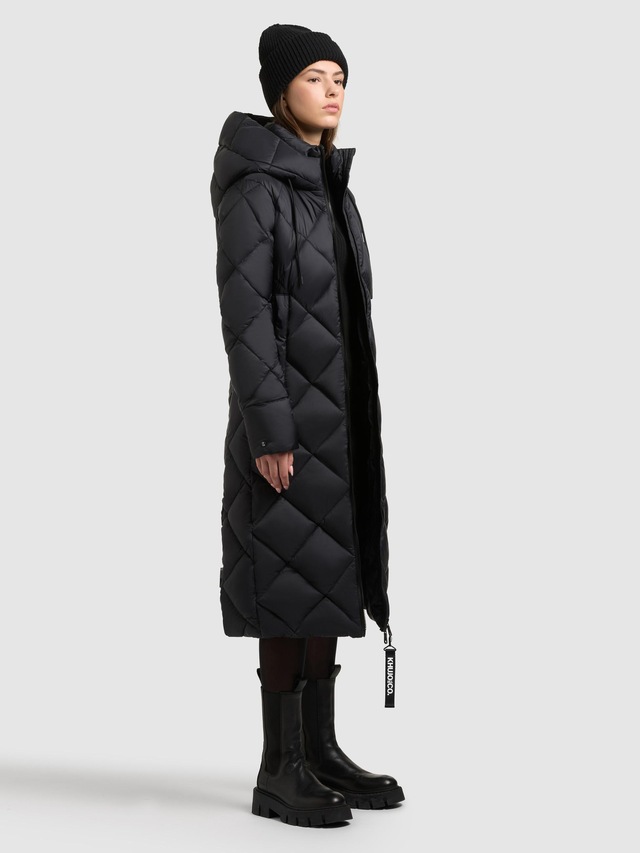khujo Steppmantel »Cilia« Gesteppter Damen Wintermantel mit Schlüsselanhänger
