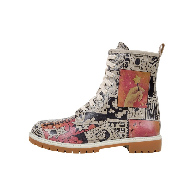 DOGO Schnürboots »Longe Boots Schnürstiefel Dynamic Spirit Damen Stiefeletten,« Handgefertigt