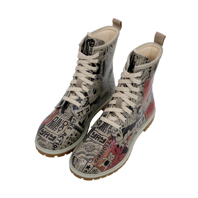 DOGO Schnürboots »Longe Boots Schnürstiefel Dynamic Spirit Damen Stiefeletten,« Handgefertigt