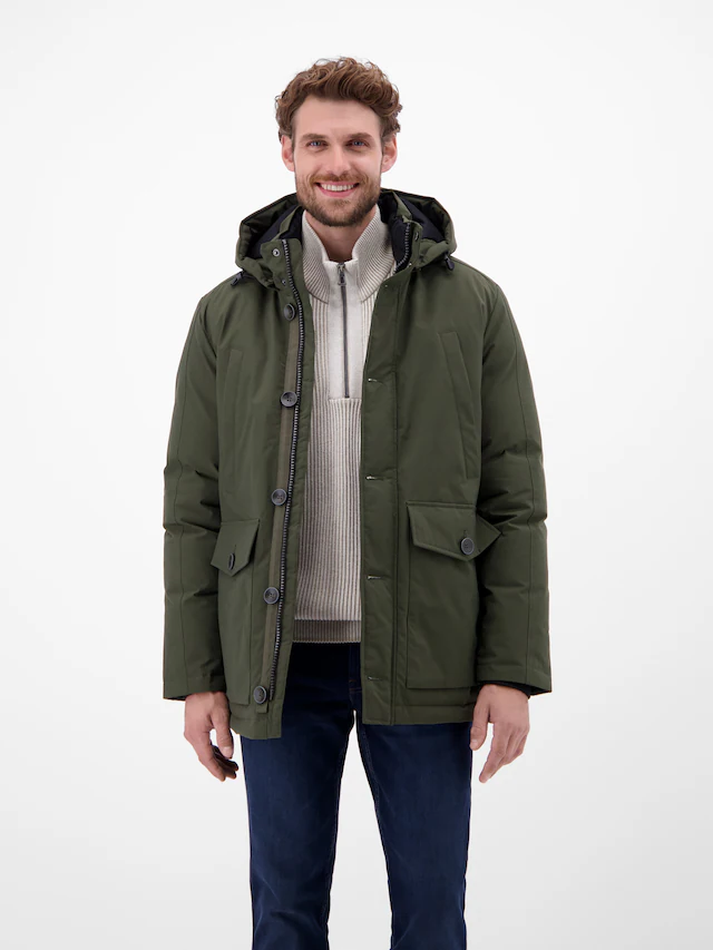 LERROS Wintermantel »Herren Wintermantel mit Kapuze«