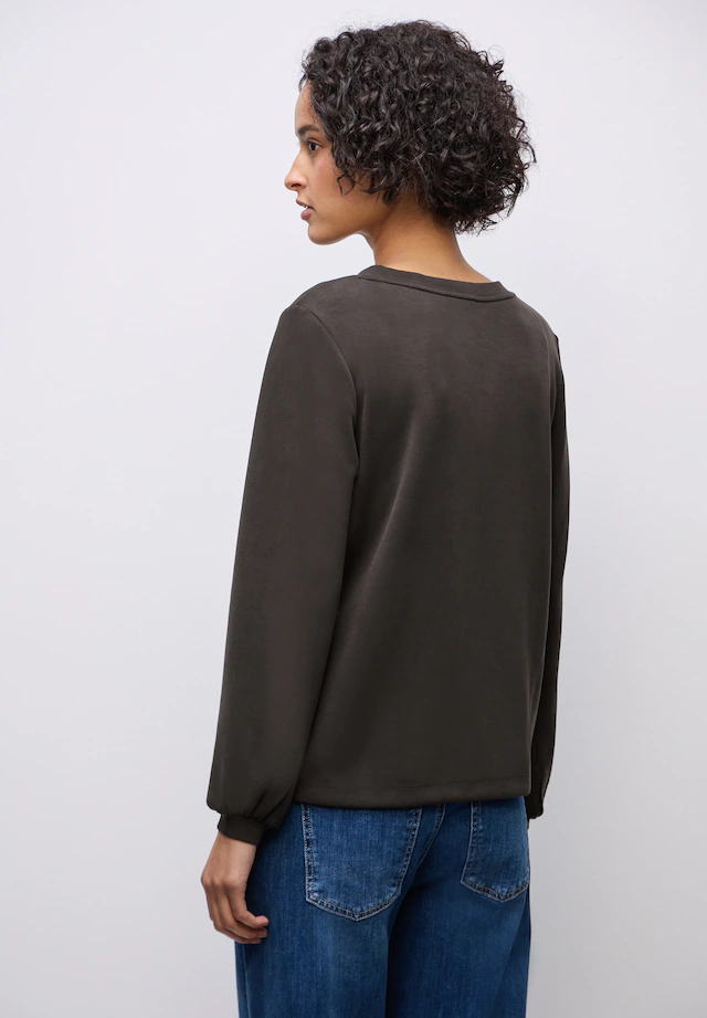 STREET ONE Langarmshirt im Silk Look