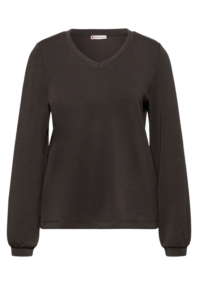 STREET ONE Langarmshirt im Silk Look