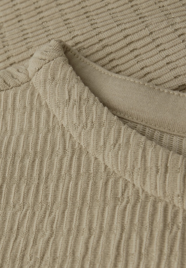 STREET ONE 3/4-Arm-Shirt aus softem Materialmix