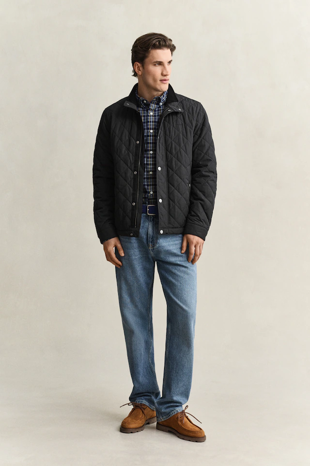 Gant Steppjacke »CLASSIC QUILTED JACKET« ohne Kapuze Regular fit mit Stehkragen