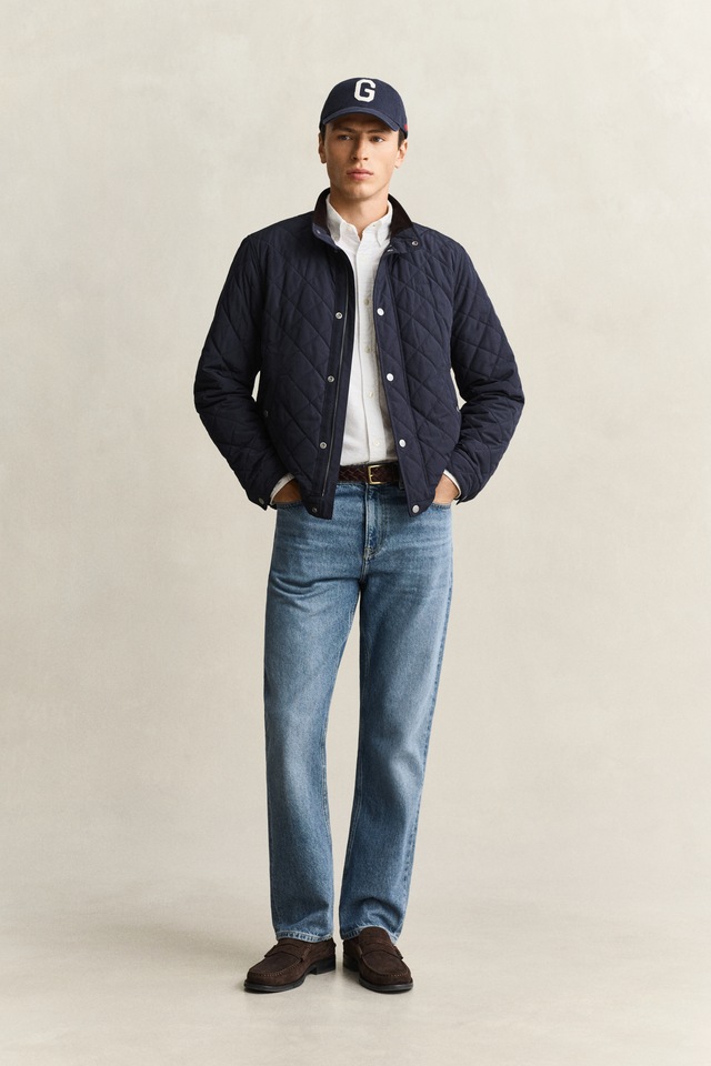Gant Steppjacke »CLASSIC QUILTED JACKET« ohne Kapuze Regular fit mit Stehkragen