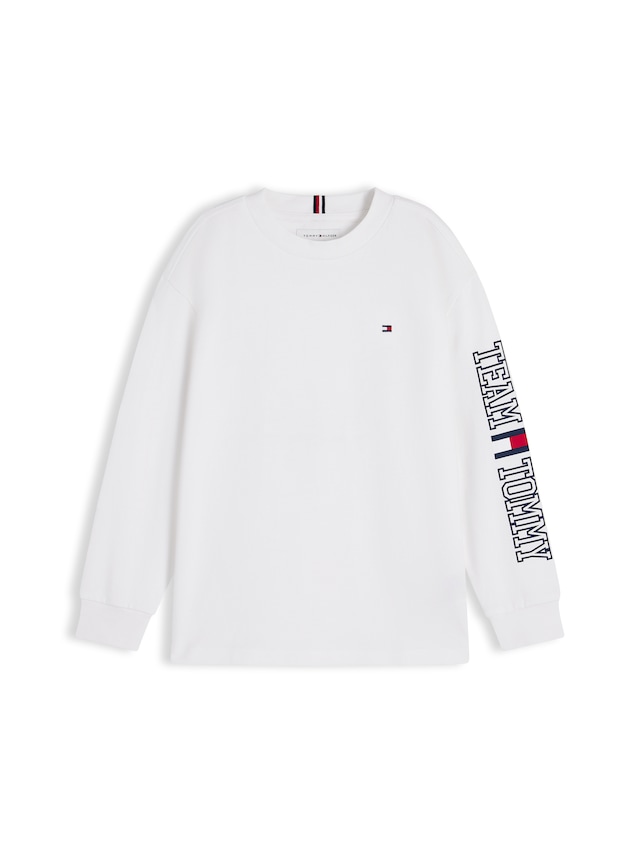 Tommy Hilfiger Langarmshirt Regular Fit, Kinder bis 16 Jahre, Druck auf einem Arm