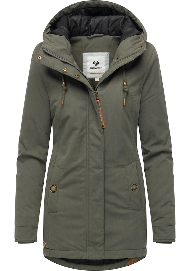 Ragwear Winterjacke »Monadena Parka YOUMODO« mit Kapuze Warmer Kurzmantel mit Kapuze