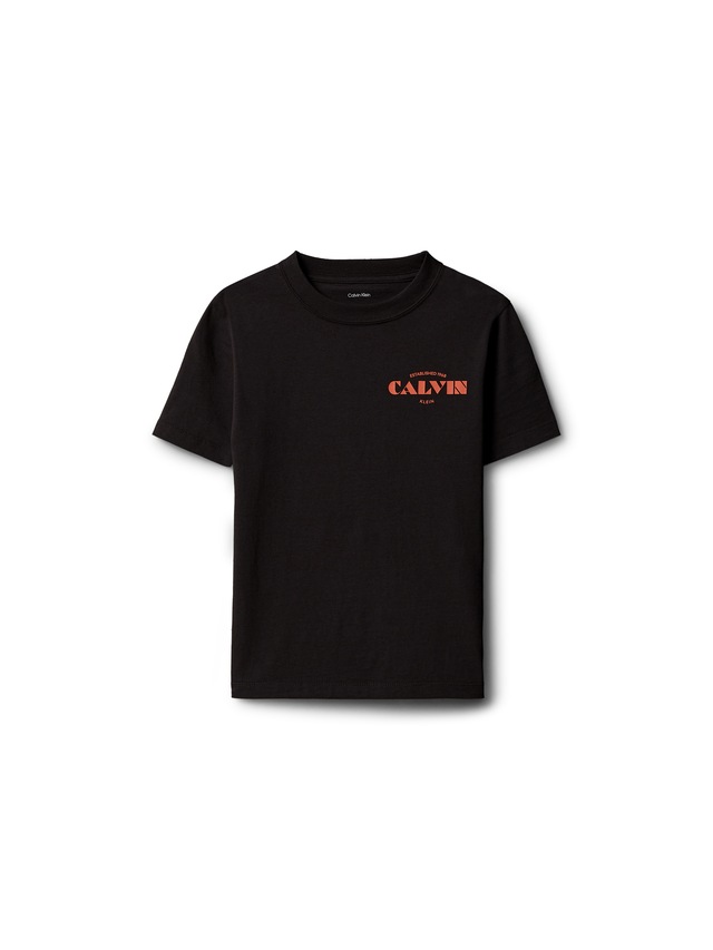 Calvin Klein Jeans T-Shirt »CALVIN SMALL CHEST PRINT TEE« Regular fit mit Rundhalsausschnitt