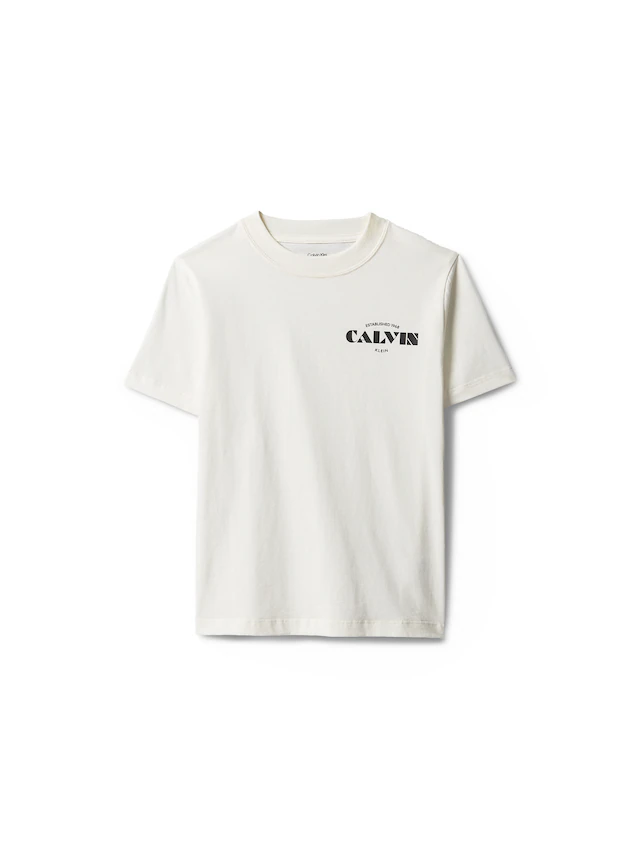 Calvin Klein Jeans T-Shirt »CALVIN SMALL CHEST PRINT TEE« Regular fit mit Rundhalsausschnitt