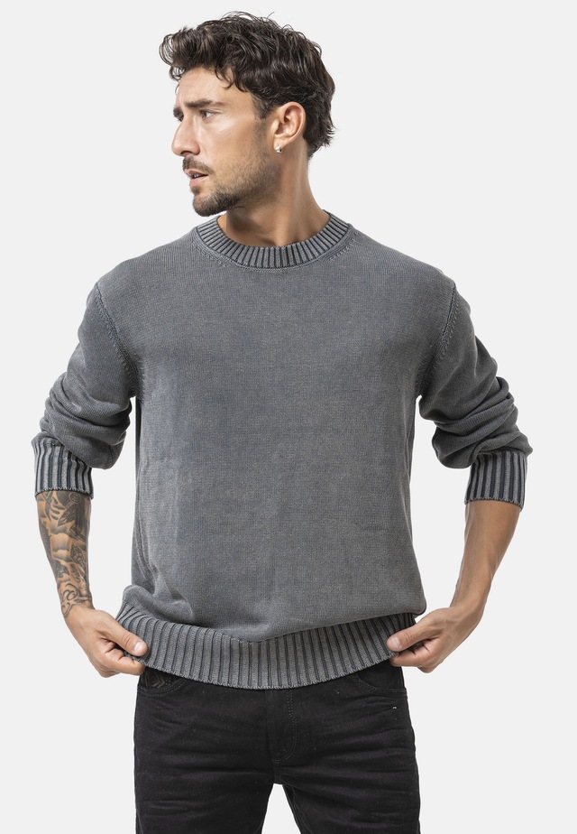 Cipo & Baxx Strickpullover »CP289« 1 Stk. strukturiertes Strickdesign