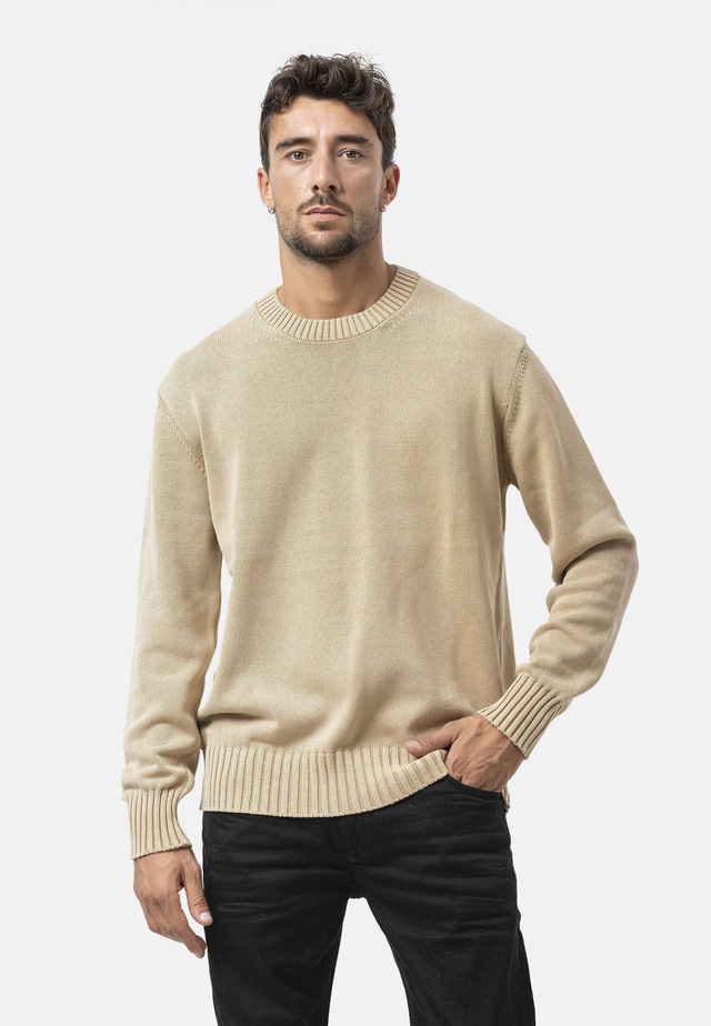 Cipo & Baxx Strickpullover »CP289« 1 Stk. strukturiertes Strickdesign