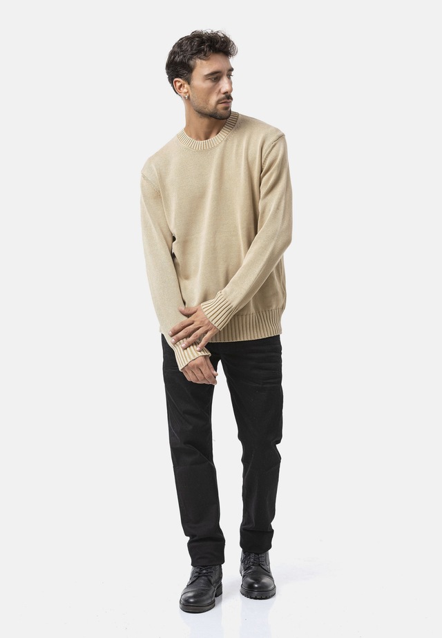 Cipo & Baxx Strickpullover »CP289« 1 Stk. strukturiertes Strickdesign