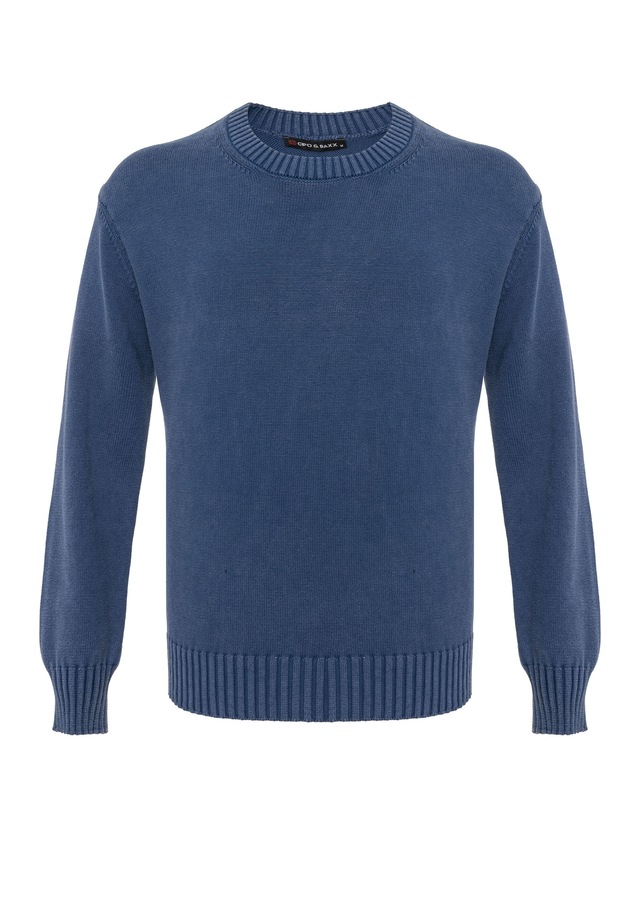 Cipo & Baxx Strickpullover »CP289« 1 Stk. strukturiertes Strickdesign