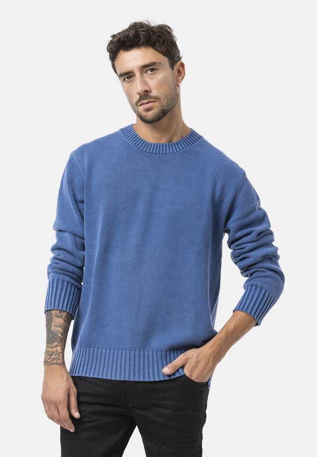 Cipo & Baxx Strickpullover »CP289« 1 Stk. strukturiertes Strickdesign