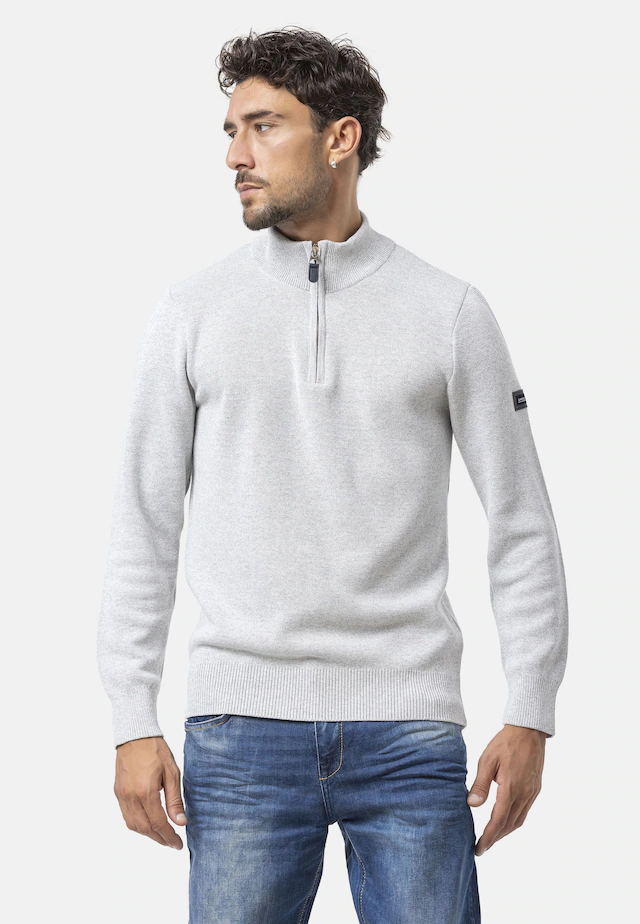 Cipo & Baxx Strickpullover »CP290« 1 Stk. aus reiner Baumwolle