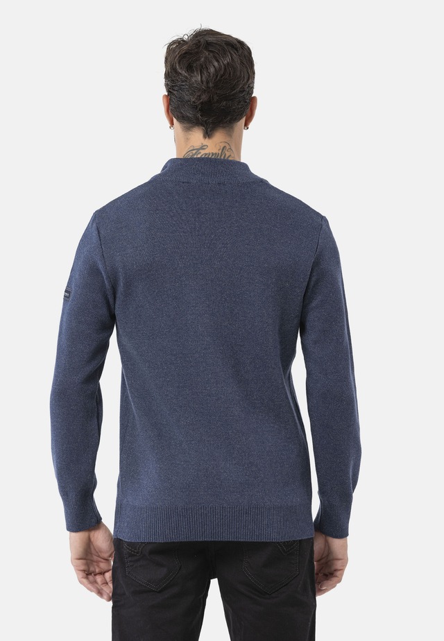 Cipo & Baxx Strickpullover »CP290« 1 Stk. aus reiner Baumwolle