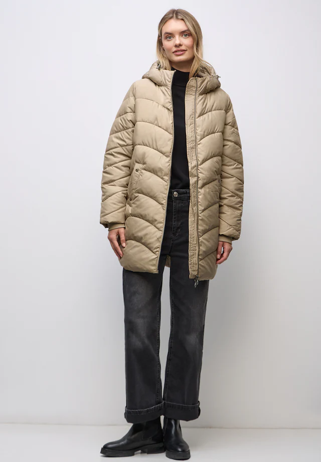 STREET ONE Steppjacke mit Kapuze mit Kapuze mit Tunnelzugband