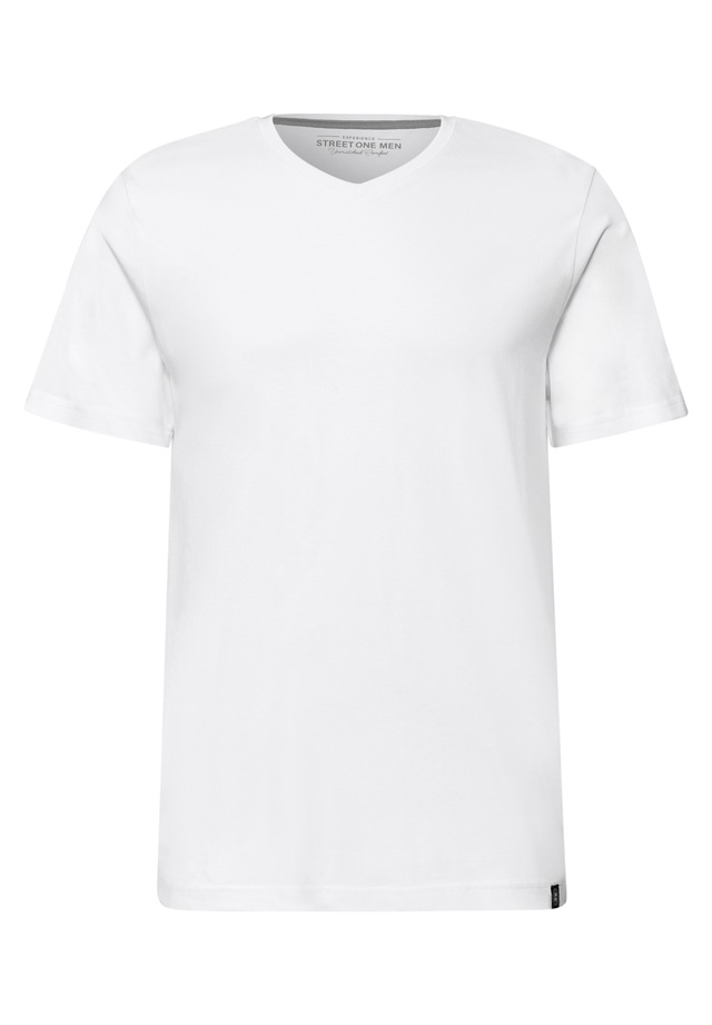 STREET ONE MEN T-Shirt mit V-Ausschnitt