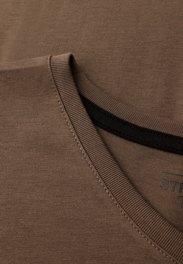 STREET ONE MEN T-Shirt mit V-Ausschnitt