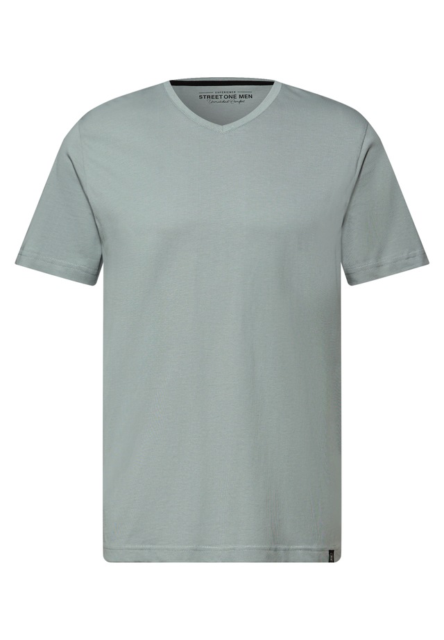 STREET ONE MEN T-Shirt mit V-Ausschnitt