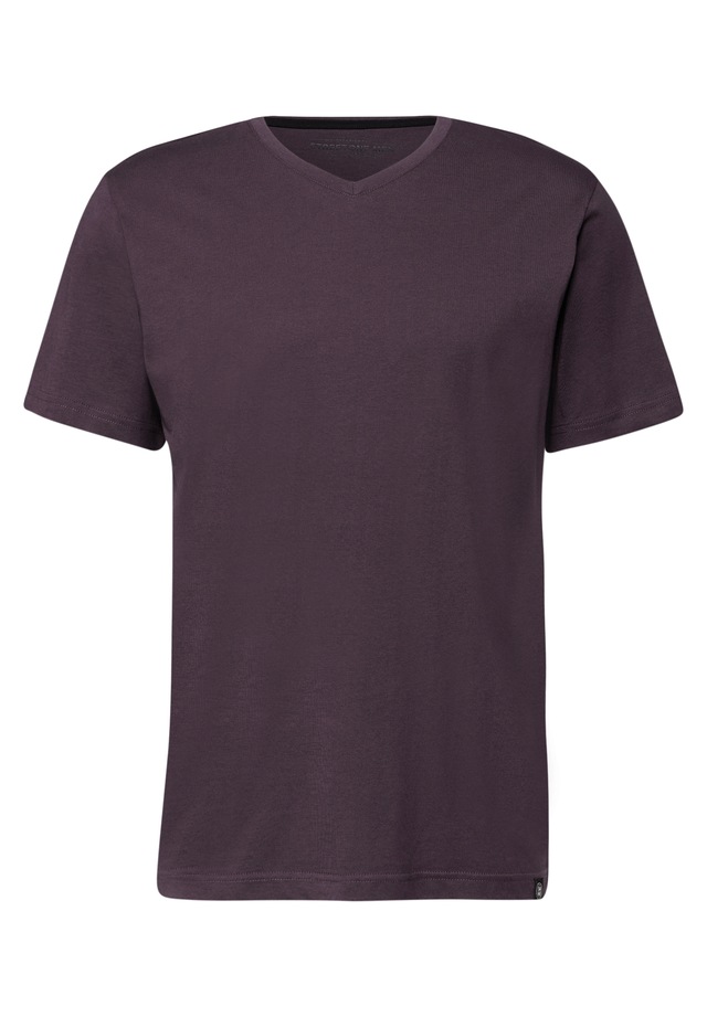 STREET ONE MEN T-Shirt mit V-Ausschnitt