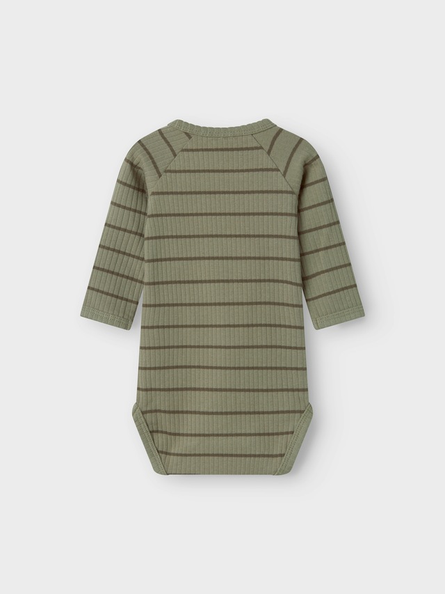 Lil' Atelier Langarmbody »NBMKAIL LS SLIM BODY LIL NOOS« Baumwollmischung