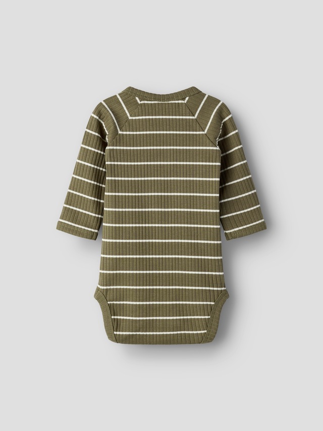 Lil' Atelier Langarmbody »NBMKAIL LS SLIM BODY LIL NOOS« Baumwollmischung