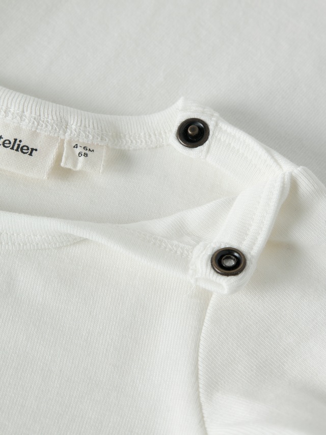 Lil' Atelier Langarmbody »NBNGAYO LS SLIM BODY LIL NOOS« Baumwollmischung