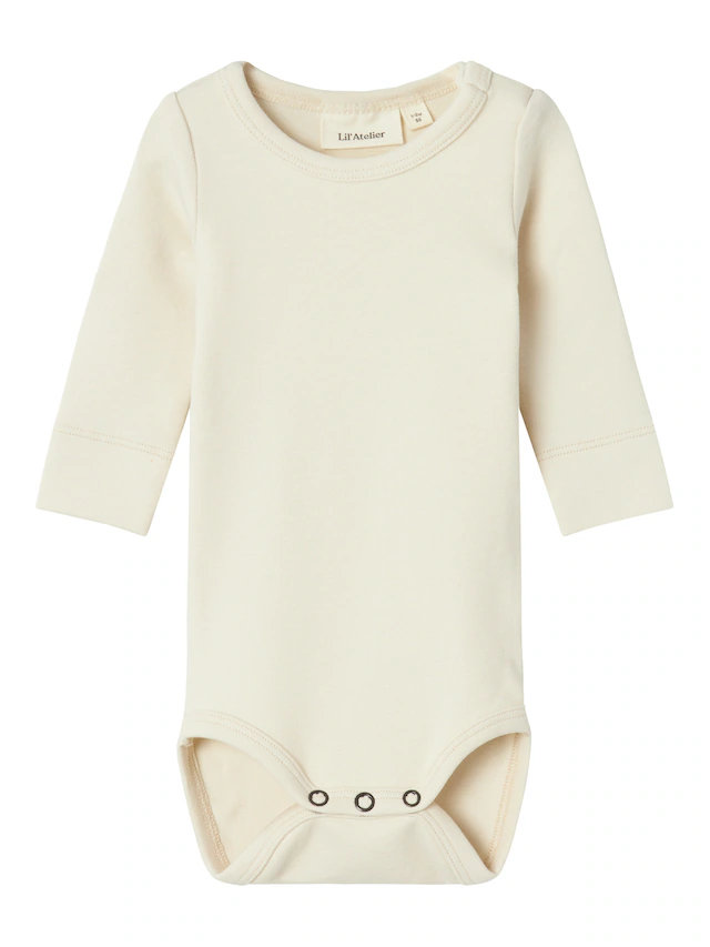 Lil' Atelier Langarmbody »NBNGAYO LS SLIM BODY LIL NOOS« Baumwollmischung