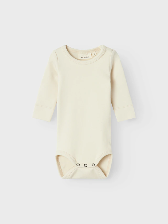 Lil' Atelier Langarmbody »NBNGAYO LS SLIM BODY LIL NOOS« Baumwollmischung