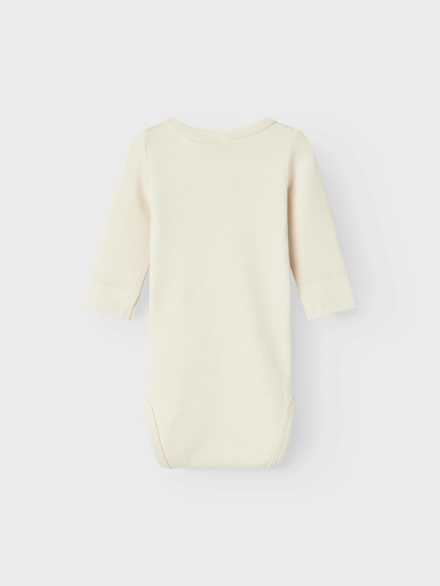 Lil' Atelier Langarmbody »NBNGAYO LS SLIM BODY LIL NOOS« Baumwollmischung