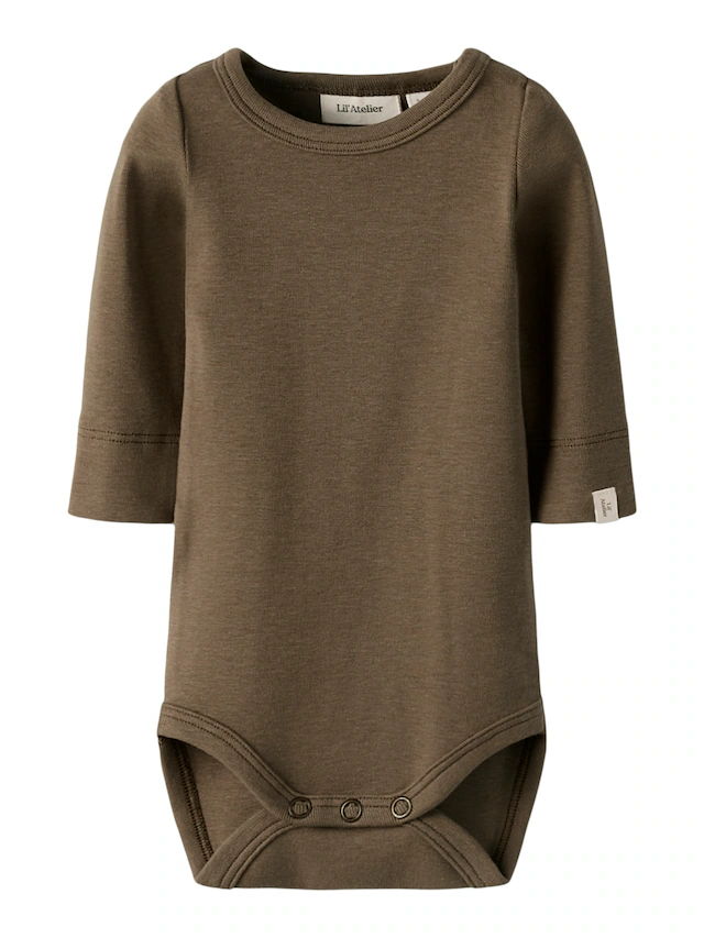 Lil' Atelier Langarmbody »NBNGAYO LS SLIM BODY LIL NOOS« Baumwollmischung