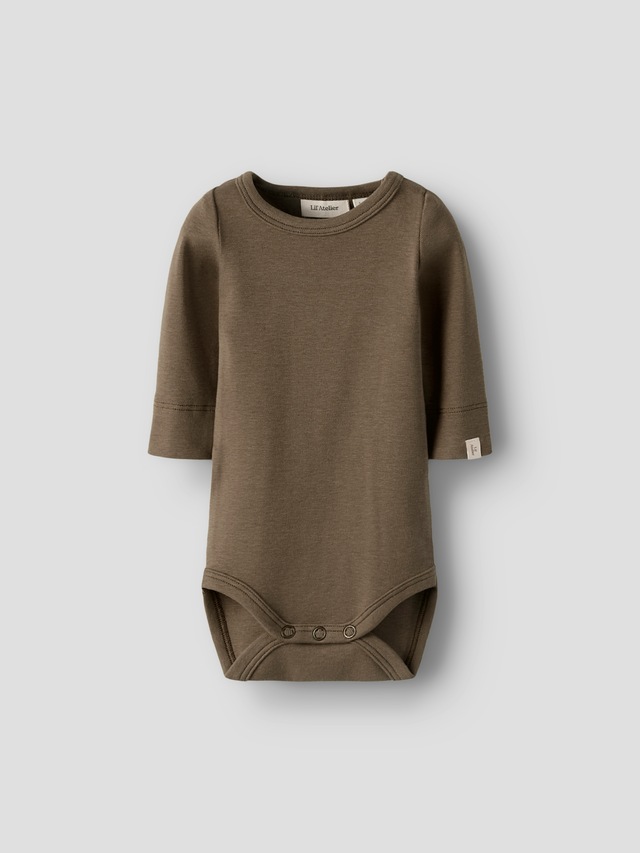 Lil' Atelier Langarmbody »NBNGAYO LS SLIM BODY LIL NOOS« Baumwollmischung