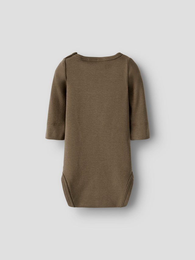 Lil' Atelier Langarmbody »NBNGAYO LS SLIM BODY LIL NOOS« Baumwollmischung
