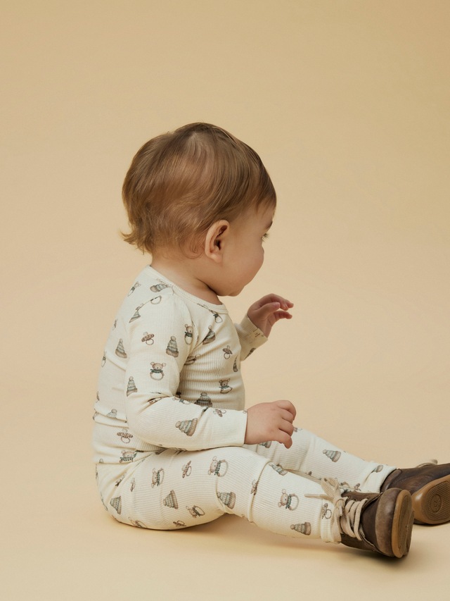 Lil' Atelier Langarmbody »NBNGAVO EMO LS SLIM BODY LIL NOOS« weiche Jersey Rippqualität