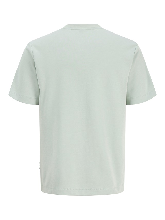 Jack & Jones Junior T-Shirt »JCOFUSION CHEST BRAND TEE SS CN JNR« Materialmix, regular Fit, Kurzarm