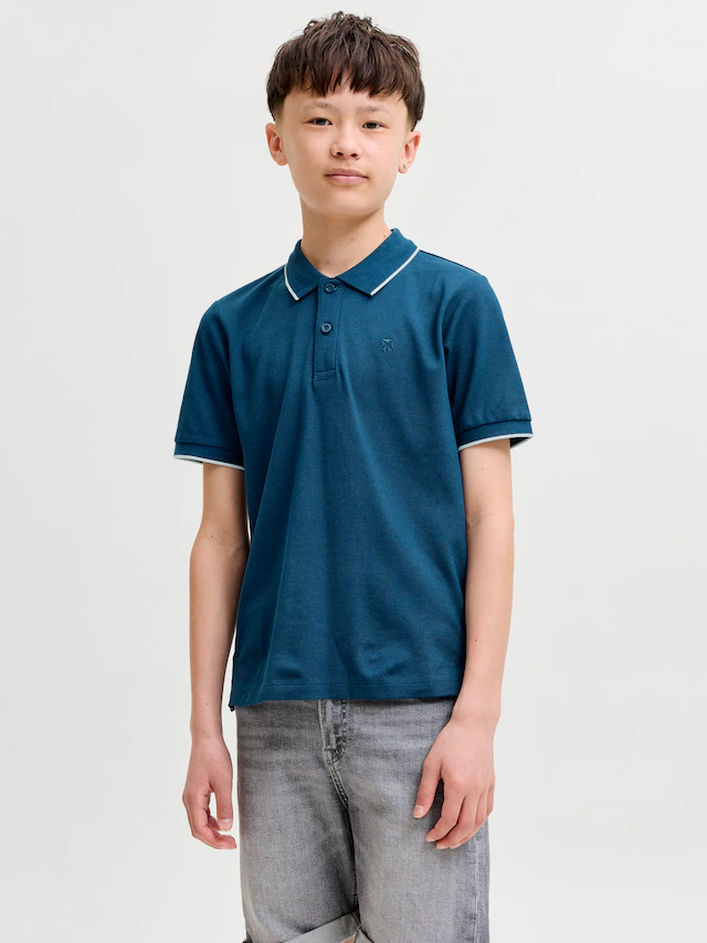 Jack & Jones Junior Poloshirt »JPRBLAWESTON SS POLO JNR« Baumwolle, regular fit