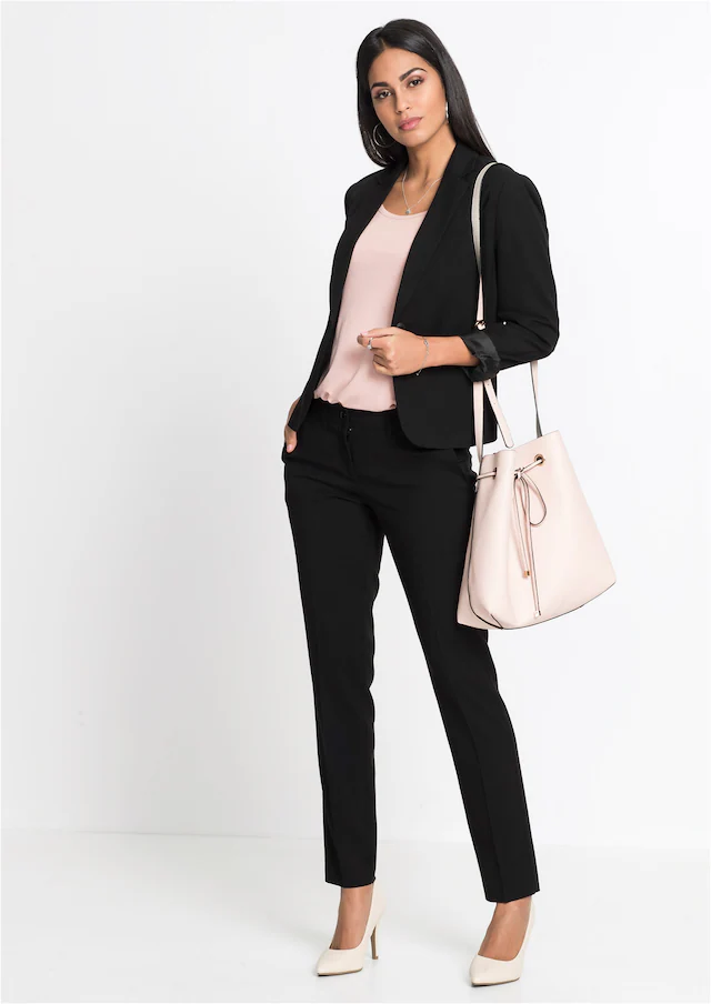 bonprix Jackenblazer »Blazer« festlicher Stil, schmale Passform, mit Paspeltaschen