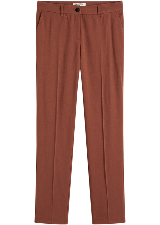bonprix Anzughose Slim fit Passform, mit Stretchanteil, mit Bügelfalte