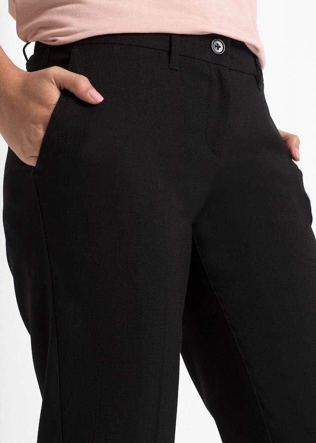 bonprix Anzughose Slim fit Passform, mit Stretchanteil, mit Bügelfalte