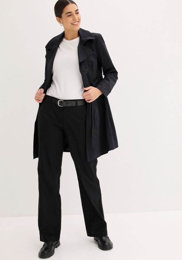 bonprix Leinenhose aus Leinen-Baumwoll-Mix, Loose Fit, komfortable Leibhöhe