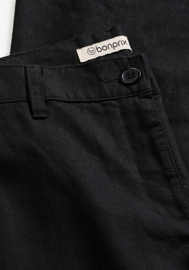 bonprix Leinenhose aus Leinen-Baumwoll-Mix, Loose Fit, komfortable Leibhöhe